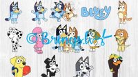 Bluey Long Dog SVG - 35+  Popular Bluey SVG Cut Files