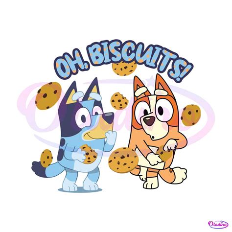 Bluey Oh Biscuits SVG - 38+  Best Bluey SVG Crafters Image