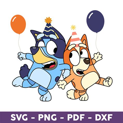 Bluey SVG Birthday - 29+  Free Bluey SVG PNG EPS DXF