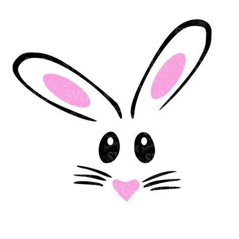 Bunny Face SVG Free - 81+  Premium Free Easter SVG