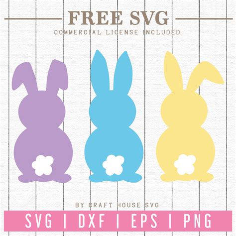 Bunny SVG File Free - 84+  Popular Easter SVG Crafters File