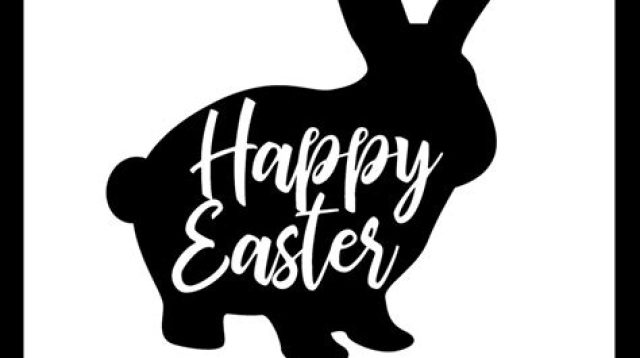 Bunny Silhouette SVG - 88+  Editable Easter SVG Files