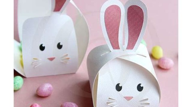 Bunny Treat Box SVG - 40+  Popular Easter SVG Crafters File