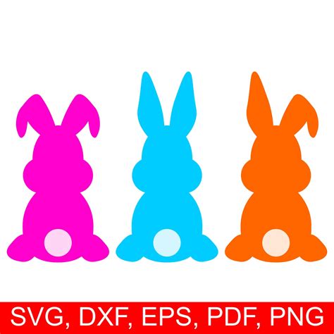 Cricut Bunny Silhouette - 47+  Digital Download Easter SVG
