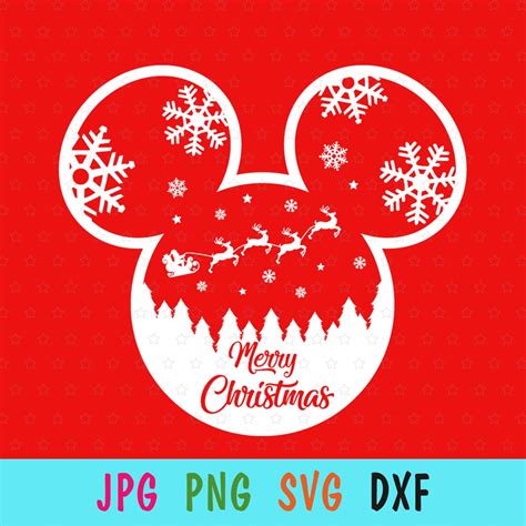 Disney Christmas Free SVG - 49+  Popular Disney SVG Cut
