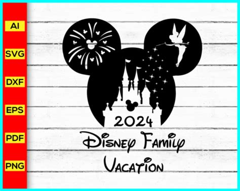 Disney Family Vacation 2024 SVG Free - 66+  Popular Disney SVG Crafters File