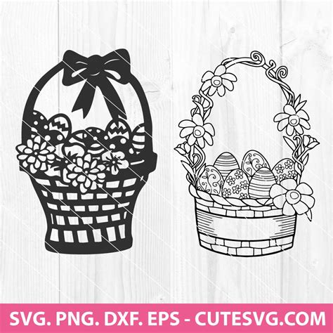 Easter Basket SVG - 16+  Popular Easter SVG Cut