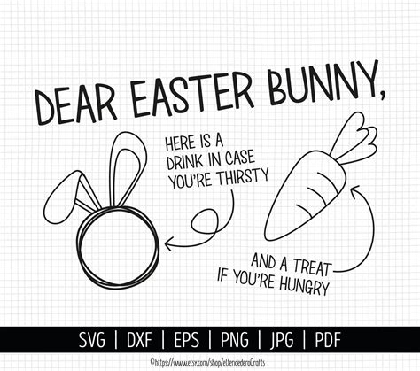 Easter Bunny Tray SVG - 89+  Free Easter SVG PNG EPS DXF