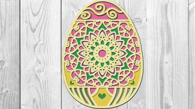 Easter Egg Mandala SVG - 25+  Popular Easter SVG Crafters File