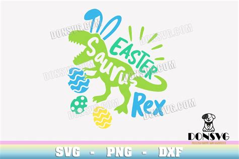 Easter Saurus Rex SVG - 83+  Easter SVG Printable