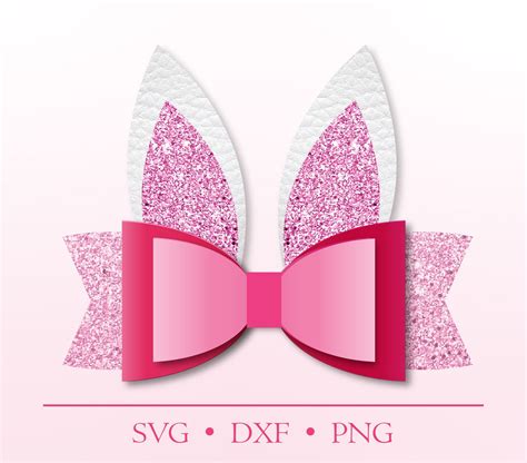 Free Bunny Bow SVG - 81+  Editable Easter SVG Files