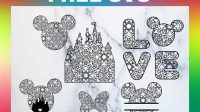Free Disney Mandala SVG - 28+  Disney SVG Printable