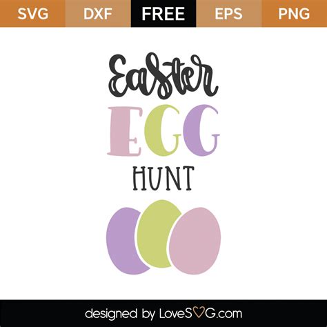 Free Easter Egg Hunt SVG - 43+  Easter SVG Files for Cricut