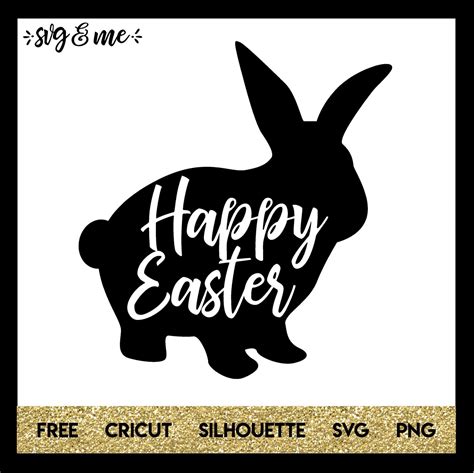 Free Easter Silhouette Designs - 77+  Easter SVG Files for Cricut