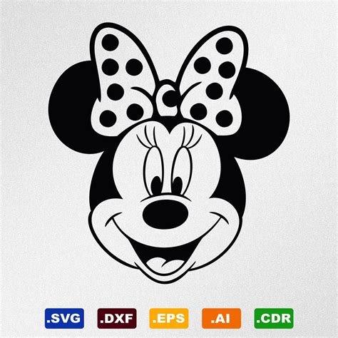 Free Minnie Mouse Silhouette SVG - 64+  Free Disney SVG PNG EPS DXF