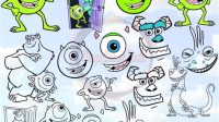 Free Monsters Inc SVG Files - 29+  Instant Download Disney SVG