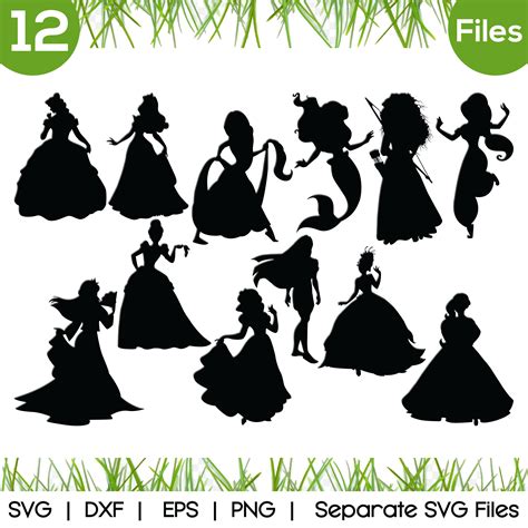 Free Princess SVG Cut Files - 54+  Digital Download Disney SVG SVG