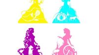 Free SVG Disney Princess - 40+  Popular Disney SVG Cut Files