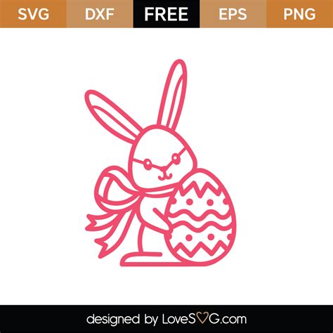 Free SVG Easter Bunny - 47+  Instant Download Easter SVG