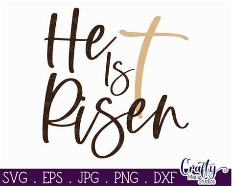 He Is Risen SVG Free - 87+  Easter SVG Printable