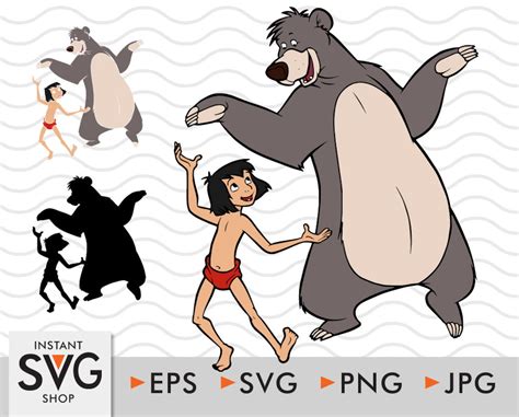 Jungle Book SVG Free - 90+  Best Disney SVG SVG Crafters Image