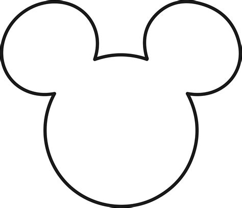 Mickey Mouse Outline SVG Free - 73+  Premium Free Disney SVG SVG