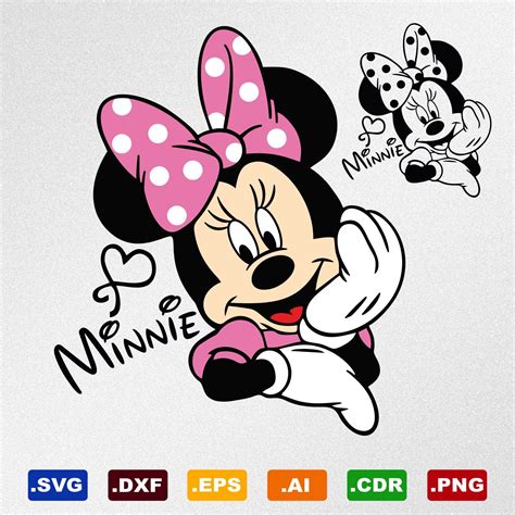 Minnie Mouse Full Body SVG Free - 29+  Popular Disney SVG SVG Cut Files