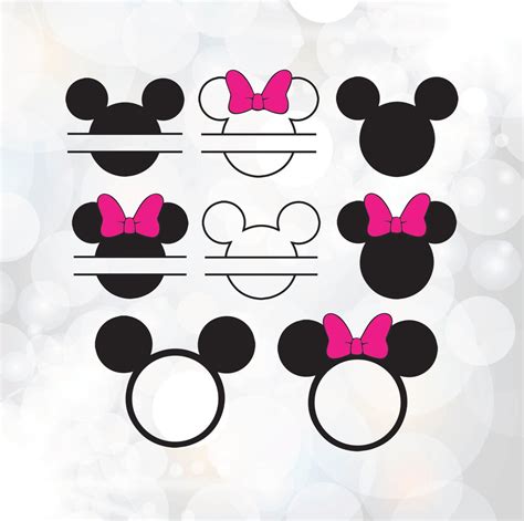 Minnie Mouse Monogram SVG Free - 96+  Disney SVG Scalable Graphics