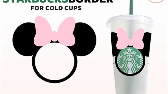 Minnie Mouse Starbucks Cup SVG Free - 95+  Free Disney SVG SVG PNG EPS DXF