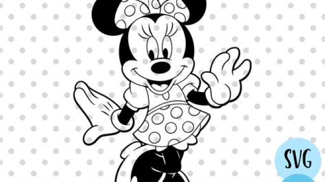 SVG Minnie Mouse Free - 76+  Disney SVG SVG Printable