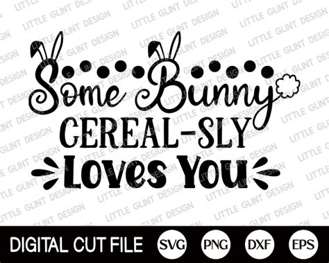 Some Bunny Cereal Sly Loves You SVG - 78+  Easter SVG Files for Cricut