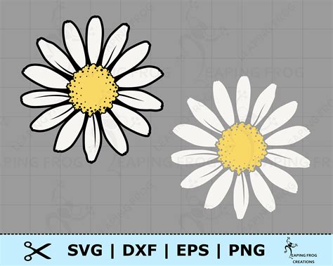 Cricut Daisy Flower - 75+  Instant Download Flowers SVG