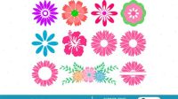 Flower Illustration SVG - 53+  Popular Flowers SVG Crafters File