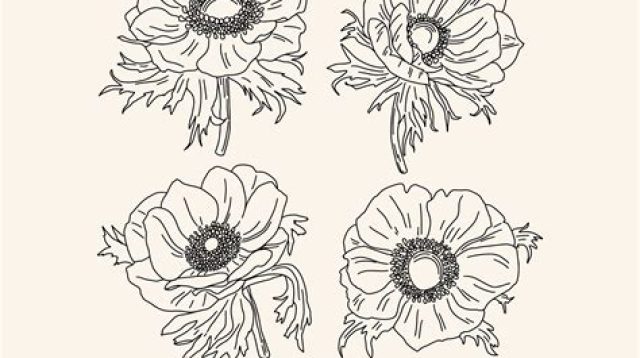 Anemone Flower SVG - 49+  Flowers SVG Printable