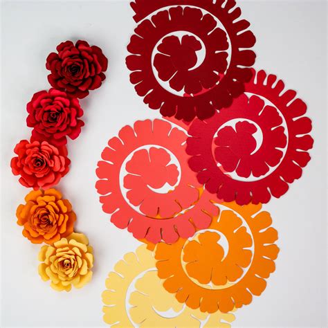 Paper Flower SVG Cricut Free - 64+  Best Flowers SVG Crafters Image