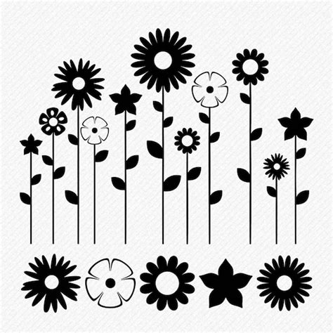 Free SVG Flower Power - 98+  Editable Flowers SVG Files