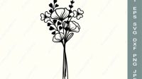 SVG Flower Stems - 46+  Flowers SVG Scalable Graphics