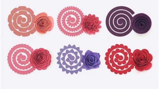 Paper Flowers SVG Templates - 64+  Free Flowers SVG PNG EPS DXF