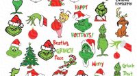 Free Grinch Characters SVG Files - 86+  Best Grinch SVG Crafters Image