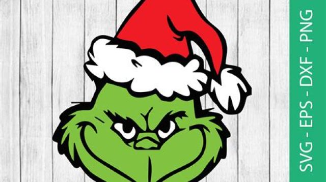 Grinch Face SVG For Ornament - 60+  Free Grinch SVG PNG EPS DXF