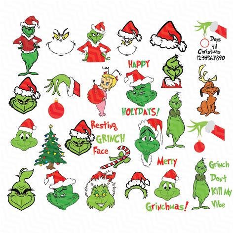 Grinch Schedule SVG Free - 50+  Grinch SVG Files for Cricut
