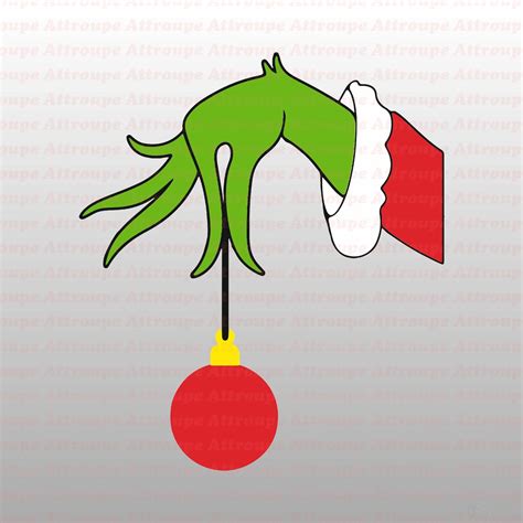 SVG Grinch Hand - 90+  Grinch SVG Scalable Graphics