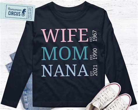 Wife Mom Nana SVG - 44+  Editable Mom SVG Files