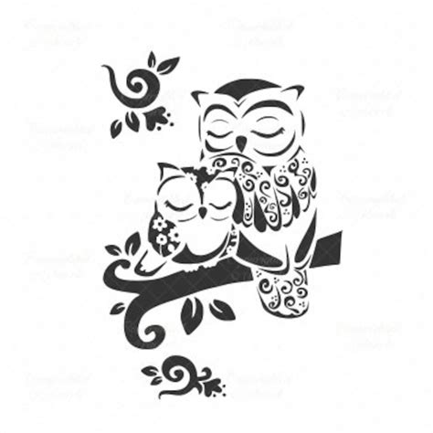 Mom And Baby Owl SVG - 92+  Mom SVG Printable