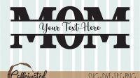 Mom Split Monogram SVG Free - 67+  Mom SVG Printable