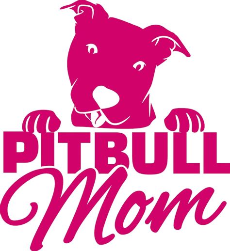 Pitbull Mom SVG Free - 61+  Editable Mom SVG Files