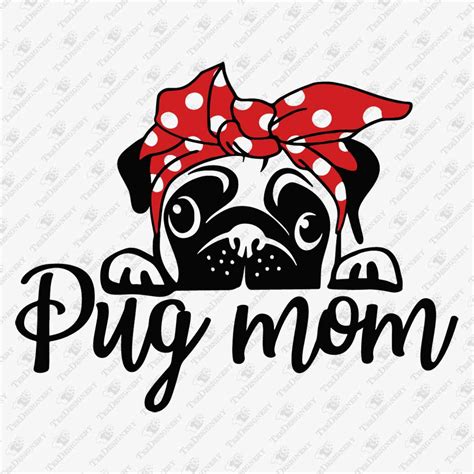Pug Mom SVG Free - 15+  Premium Free Mom SVG