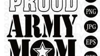 Proud Army Mom SVG Free - 62+  Digital Download Mom SVG