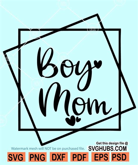 Free Boy Mom SVG - 99+  Instant Download Mom SVG