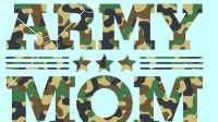 Army Mom Heart SVG - 66+  Mom SVG Printable